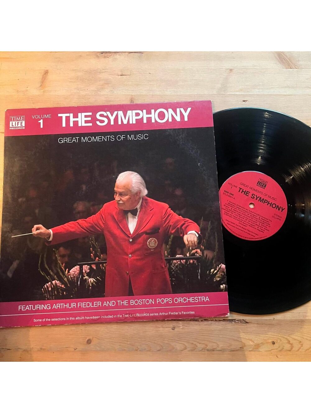 Arthur Fiedler and the Boston Pops Orchestra-The Symphony Volume1 33rpm VG+ VR18